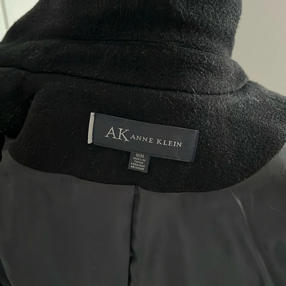 ANNE KLEIN Single Breast Wool  Coat, Size M - Picture 9 of 12